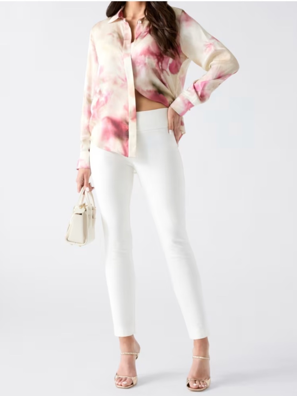 Guess by Marciano, Olivia Skinny Pants, Size 4 US, Color Macadamia